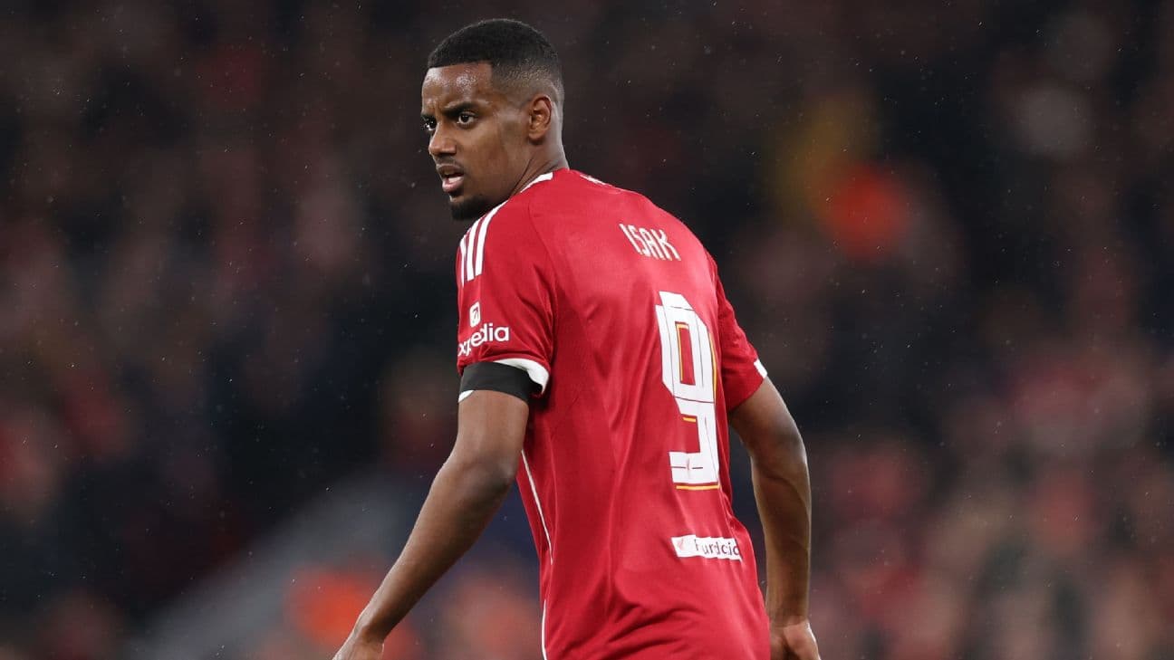 Alexander Isak returns to Liverpool with minor injury from Sweden duty
