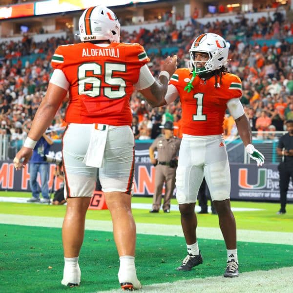 Miami sets school record with 77‑7 win over Florida A&M