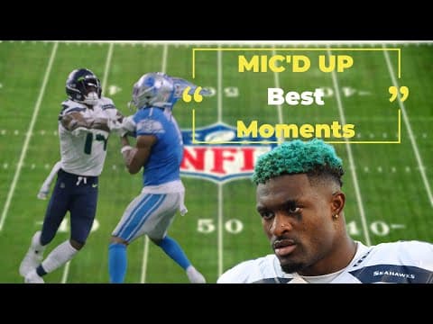 NFL DK Metcalf Mic'd Up Compilations