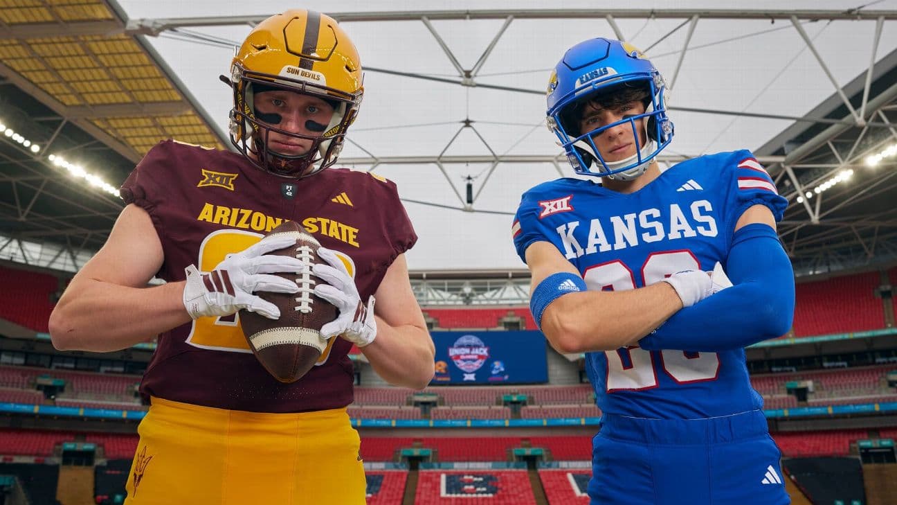 Kansas and Arizona State Set Wembley College Football Debut